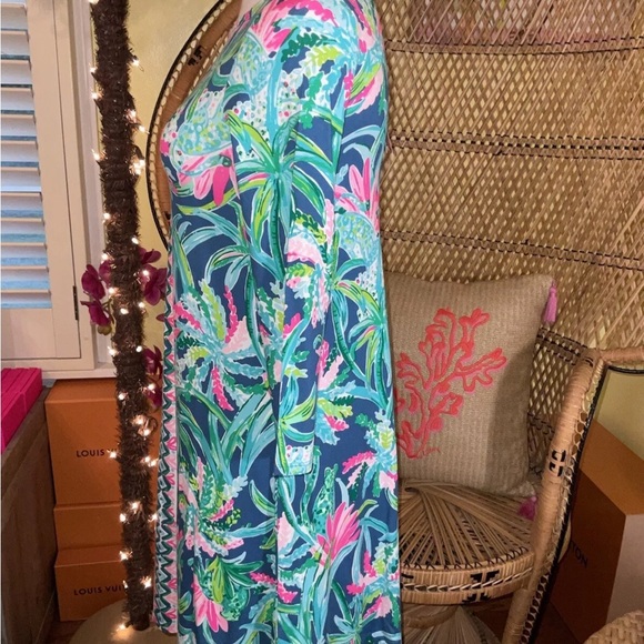 Lilly Pulitzer NWT Ophelia Dress Macaw Blue Sweet Escape $178 Size XXS, S - Picture 7 of 9